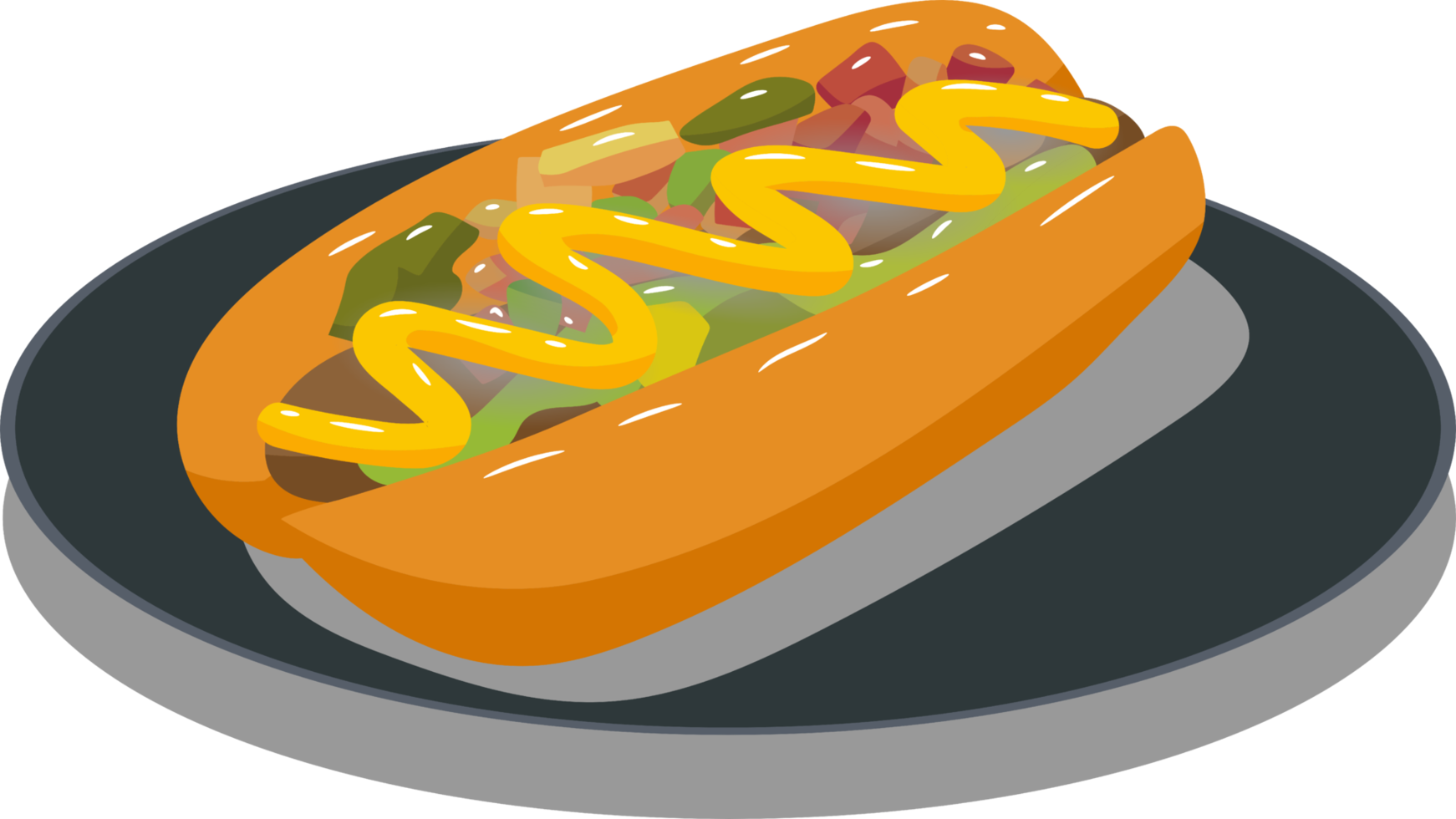 cachorro-quente png design de clipart gráfico