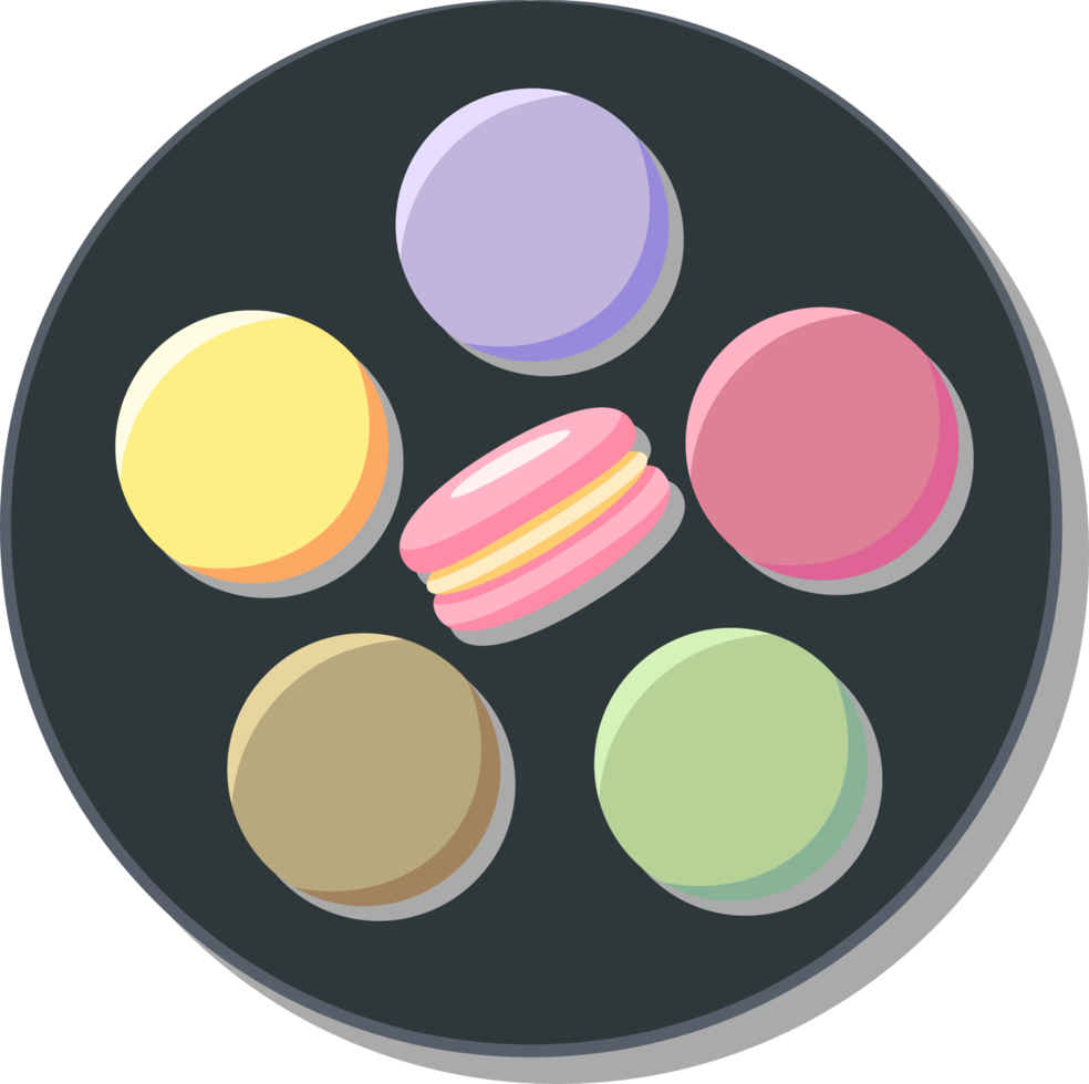 macaron png graphique clipart conception