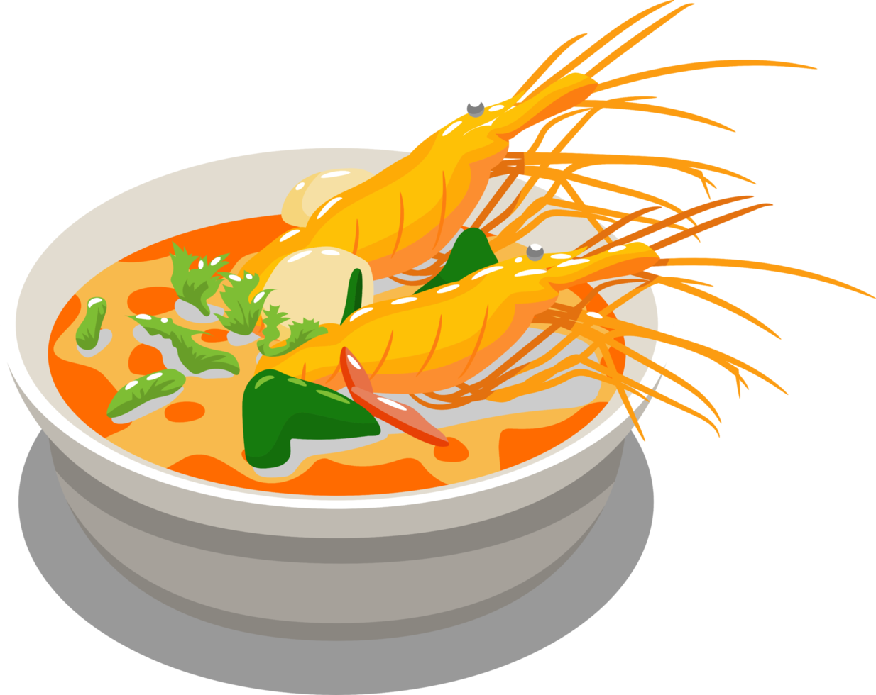 Tom yum goong png graphic clipart design