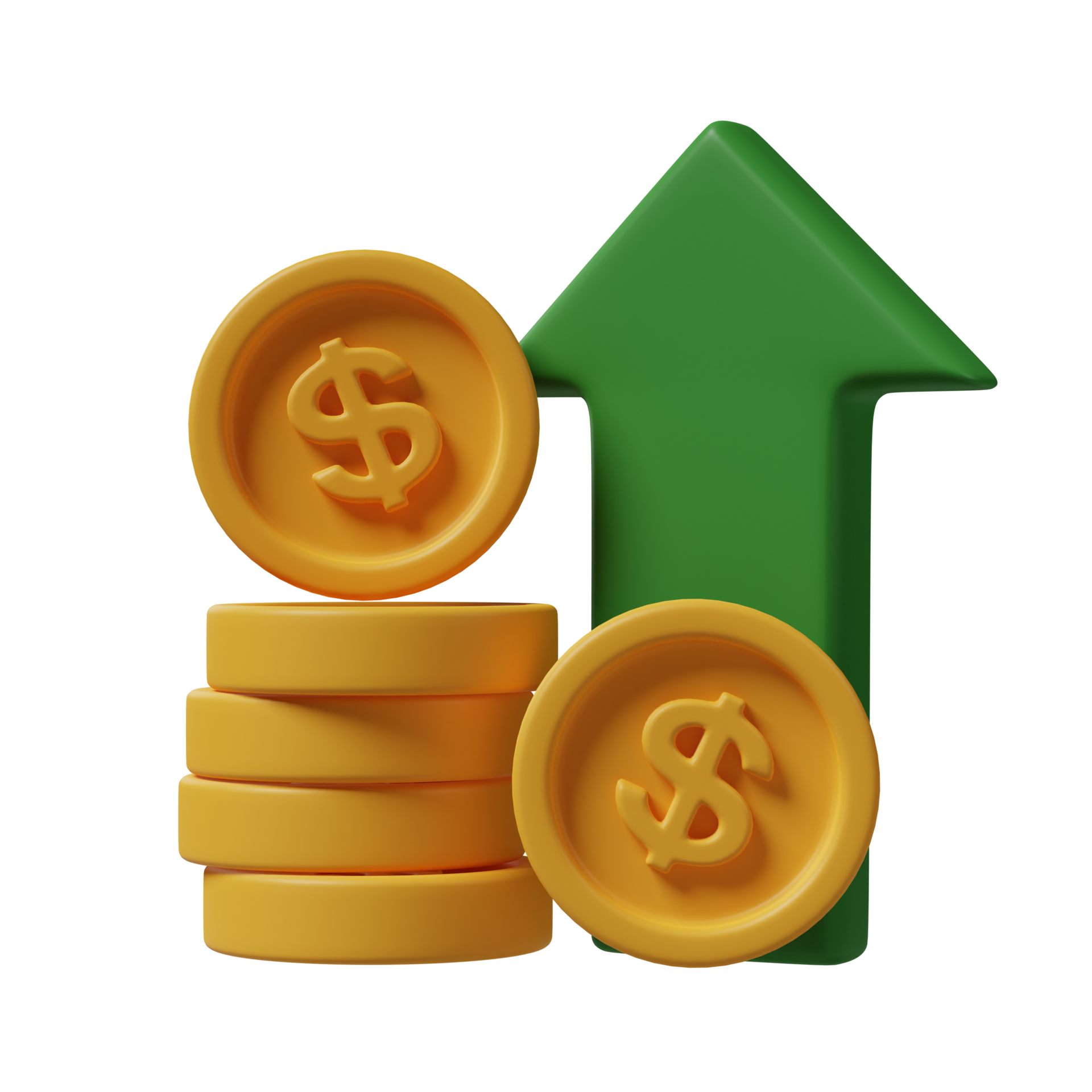 Money Value Up 3d Illustration 19955107 PNG