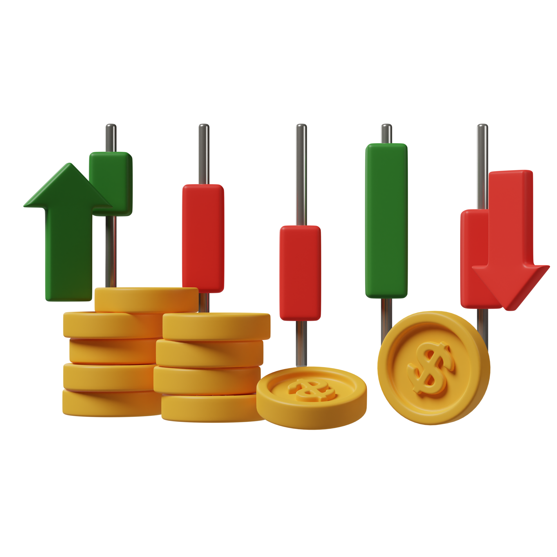 Money trading 3d illustration 19955120 PNG