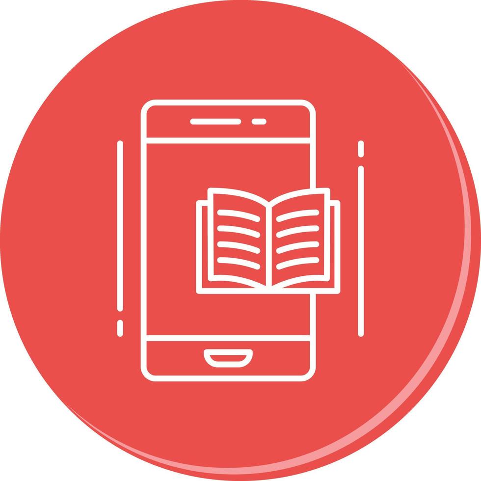 E Book Vector Icon