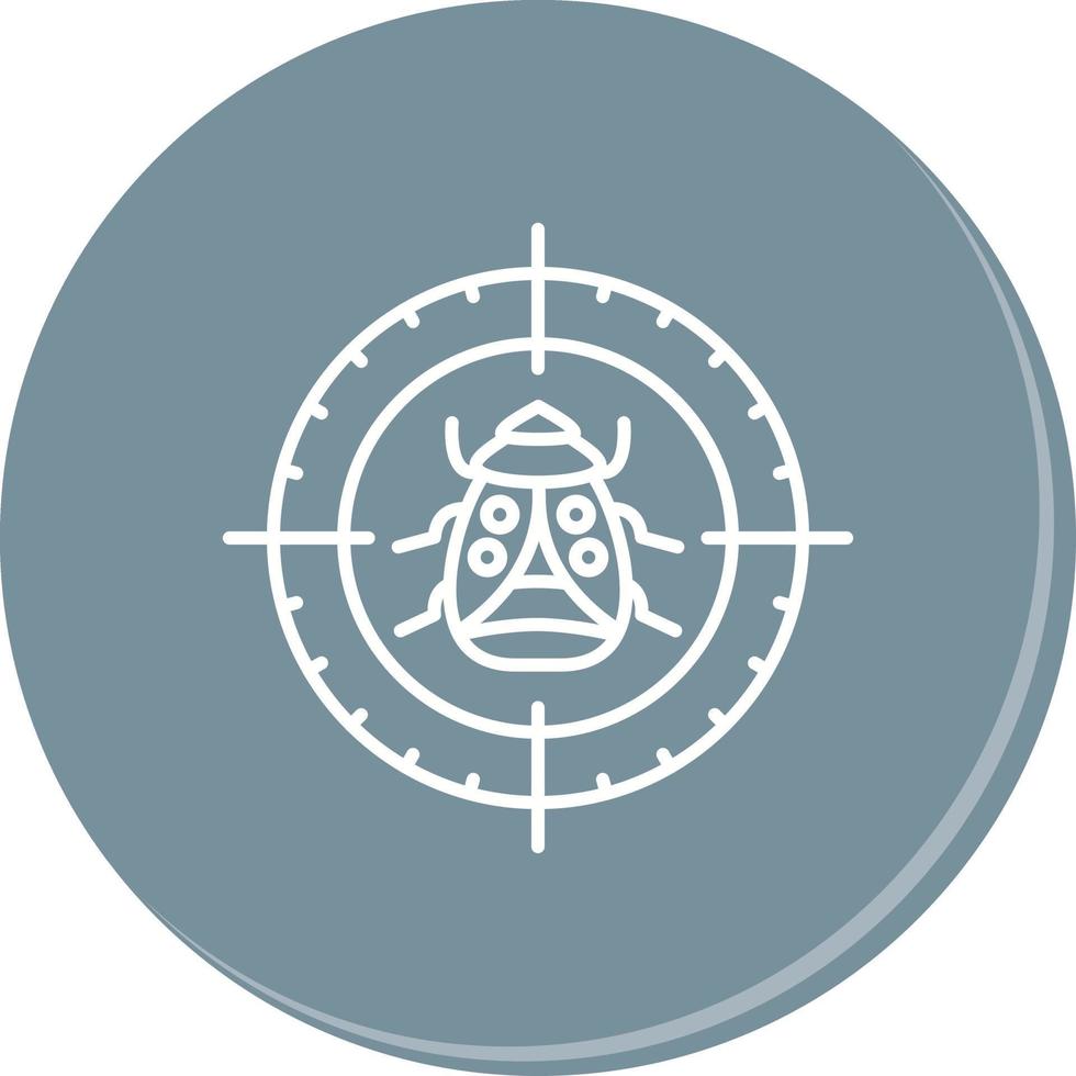Bug Target Vector Icon