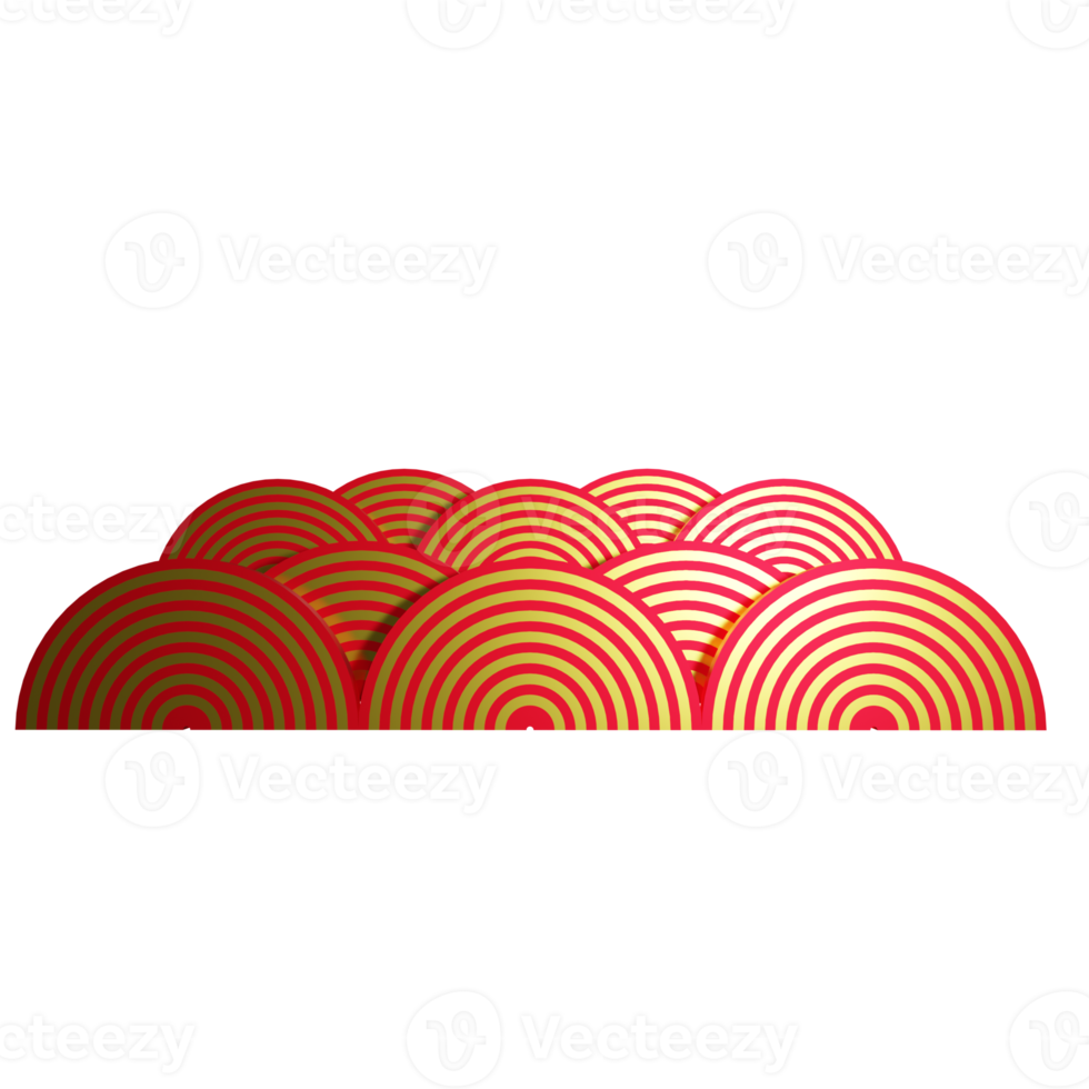 Chinese New Year Isolated on transparent background png file