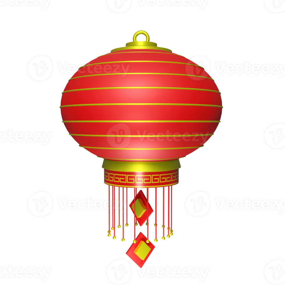 Chinese New Year Isolated on transparent background png file