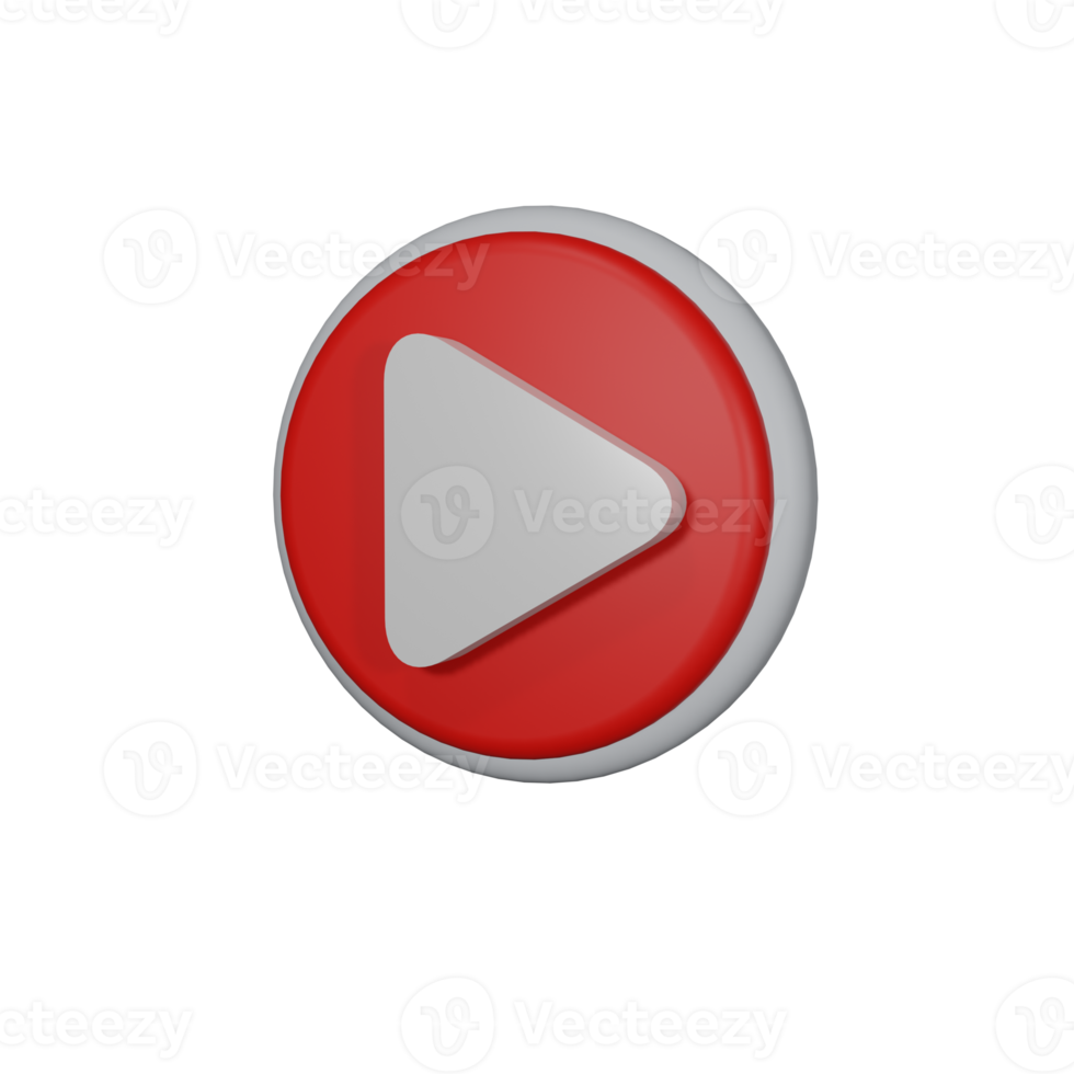 Video Player Isolated on transparent background PNG File