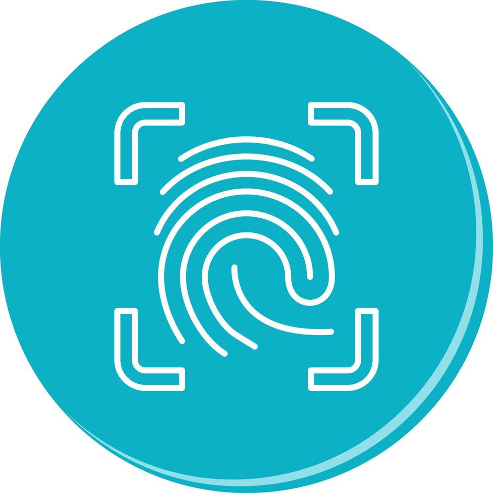 Finger Print Vector Icon