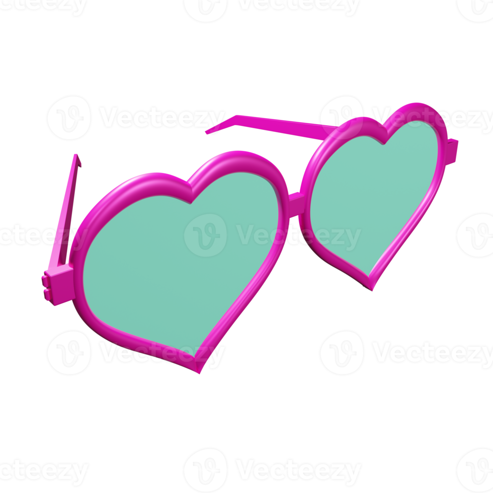 Happy valentine's day isolated on transparent background 3d illustration PNG File