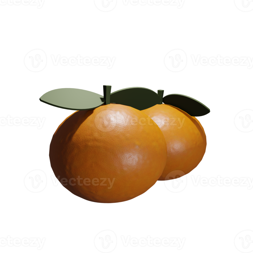arancia frutta isolato su trasparente sfondo png file