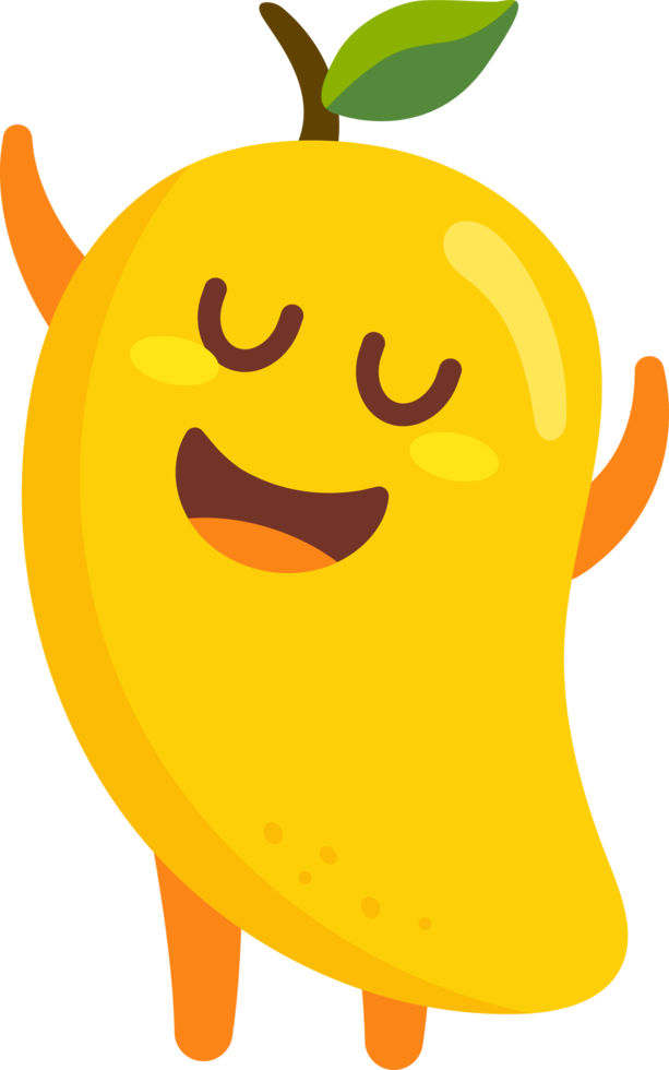 personnage de dessin animé de mangue png