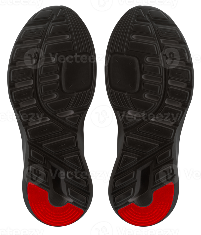 Black sport shoe soles png