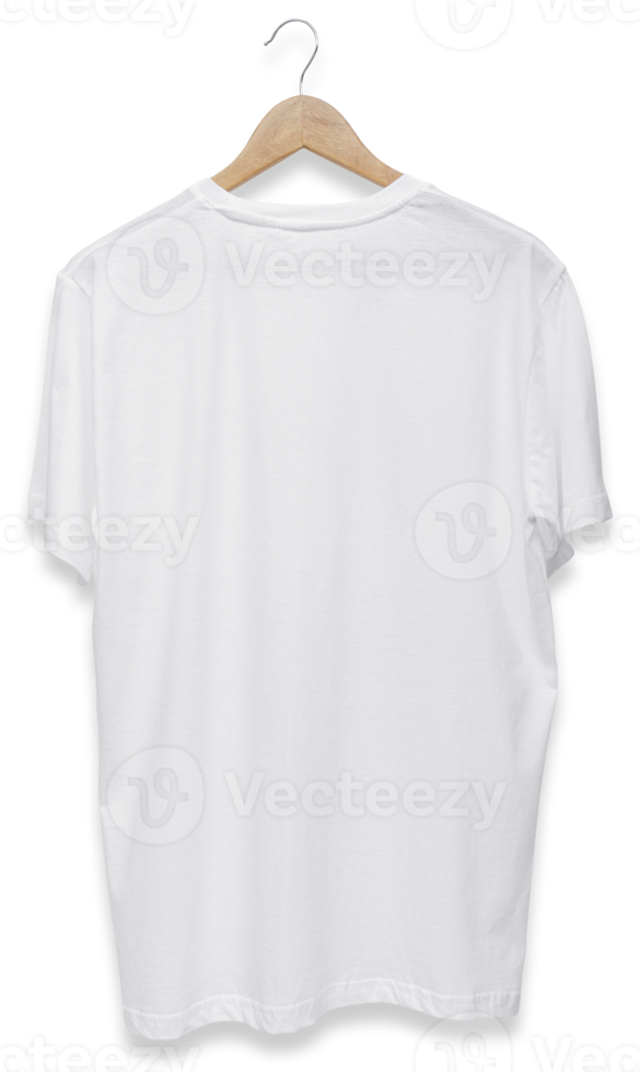 blanco camiseta con percha png