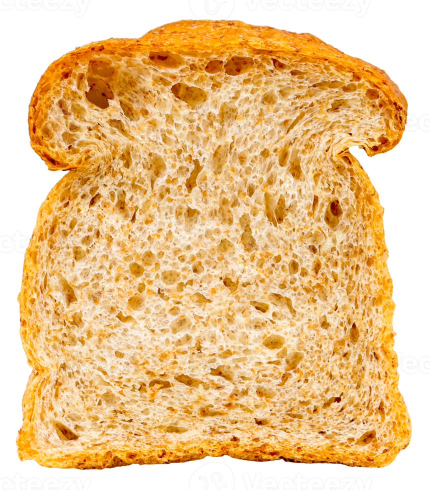 Scheibe von gekeimt braun Reis Brot png