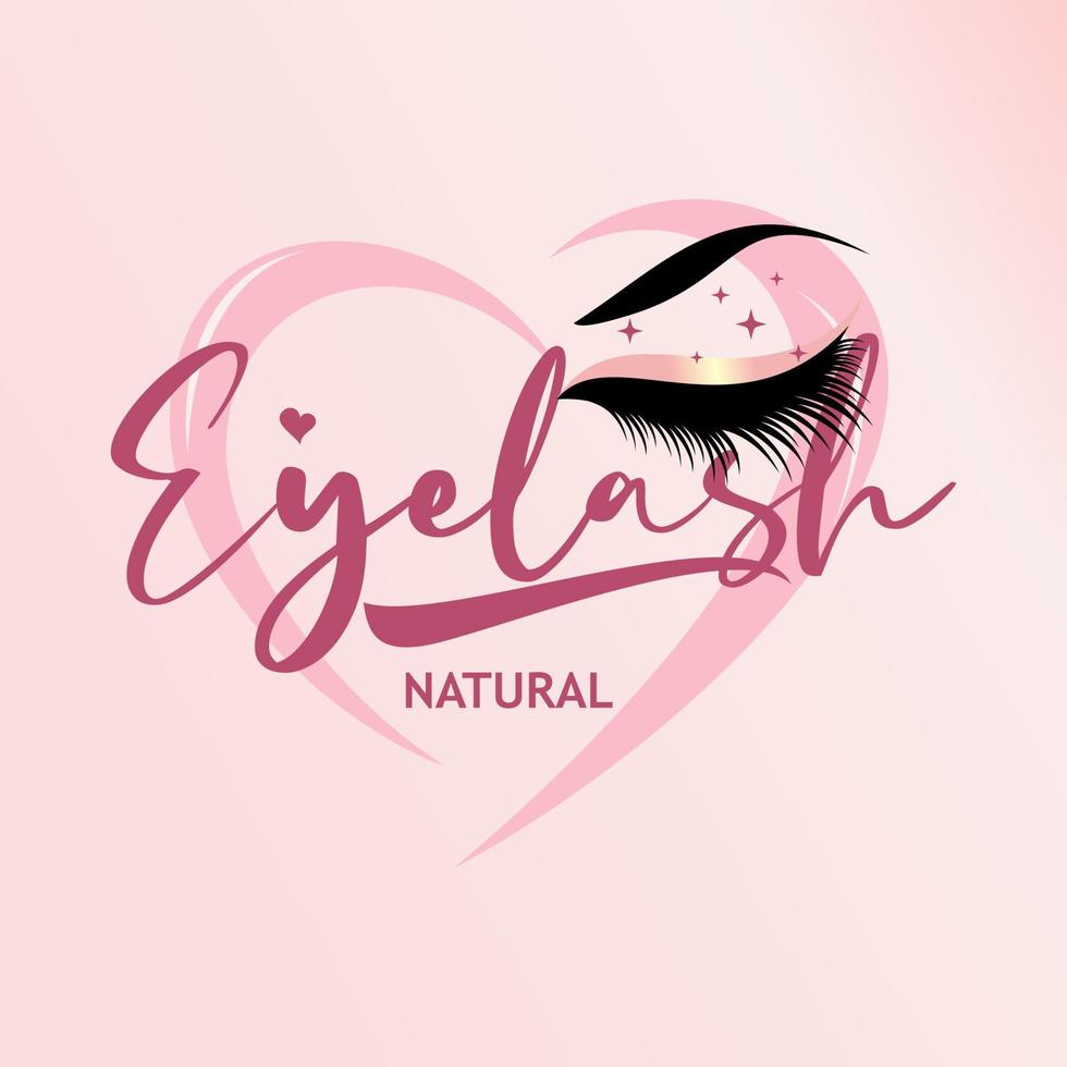 Eyelash extension logo design 19956373 Vector Art at Vecteezy