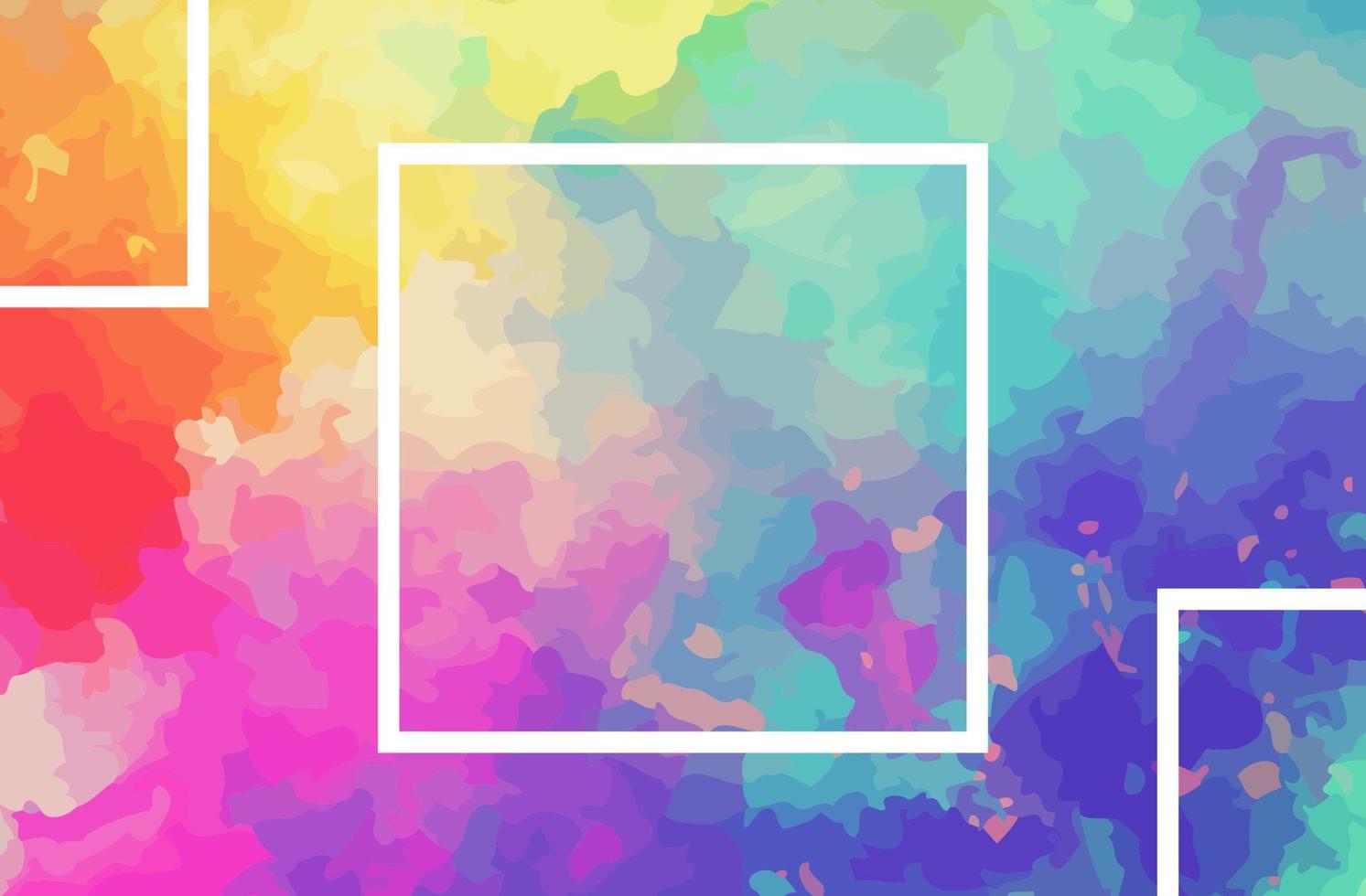 Abstract painted colorful background vector