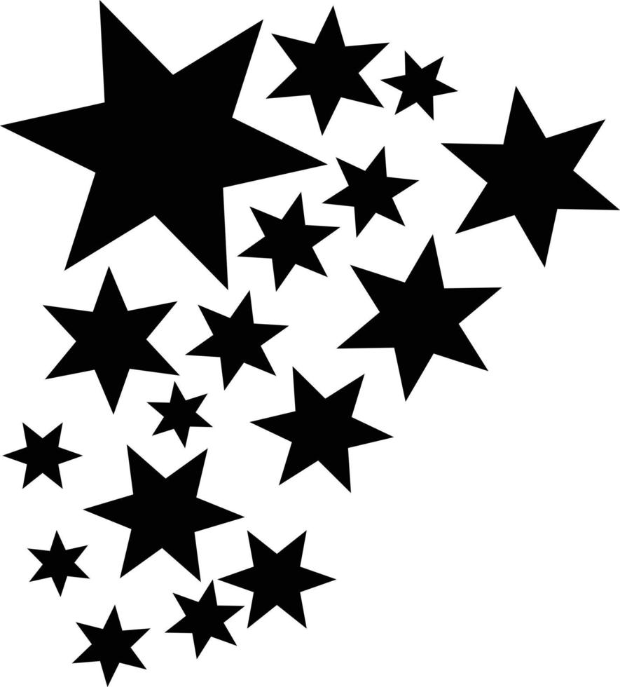 star pattern simple vector design.