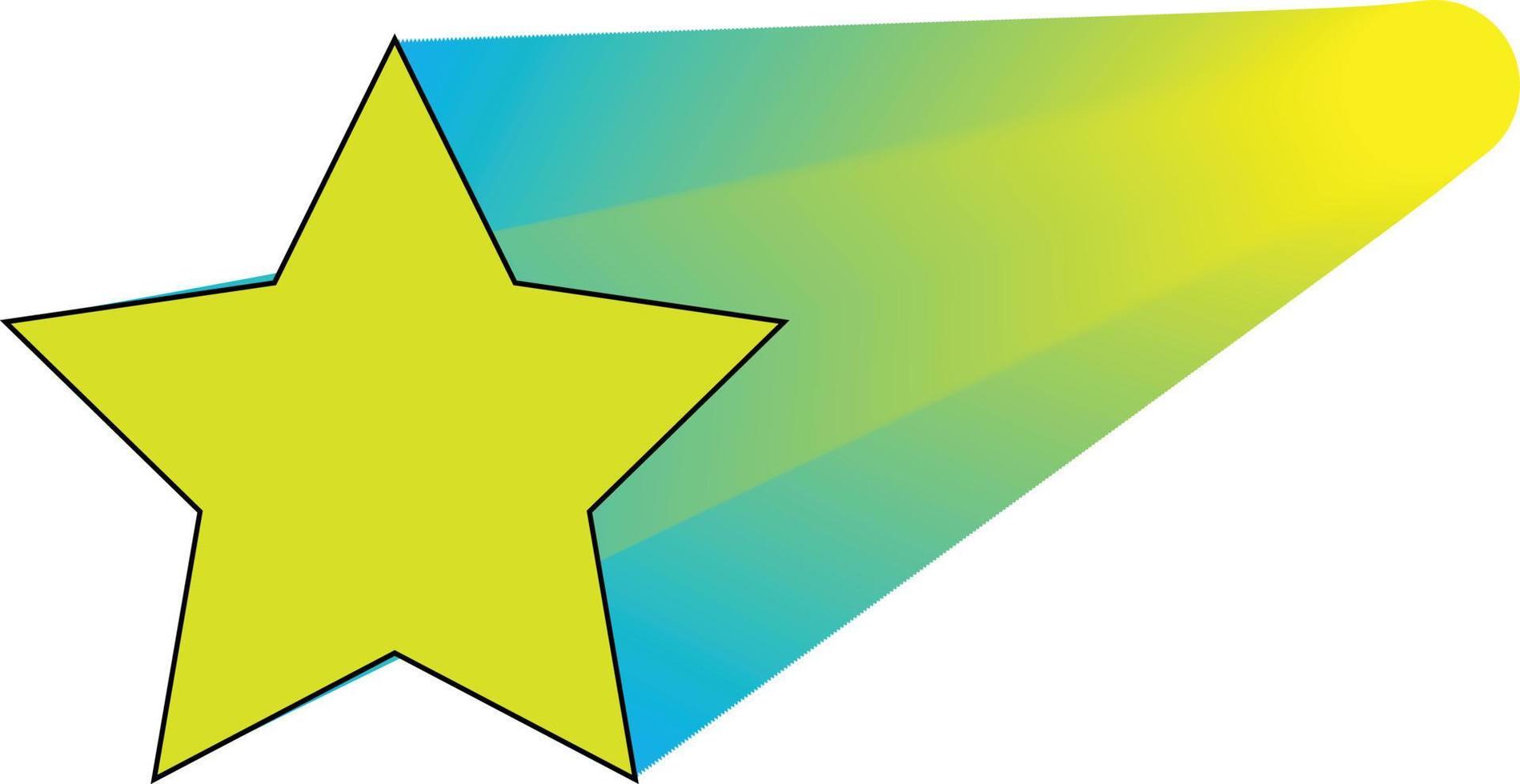 simple 3d star vector design.