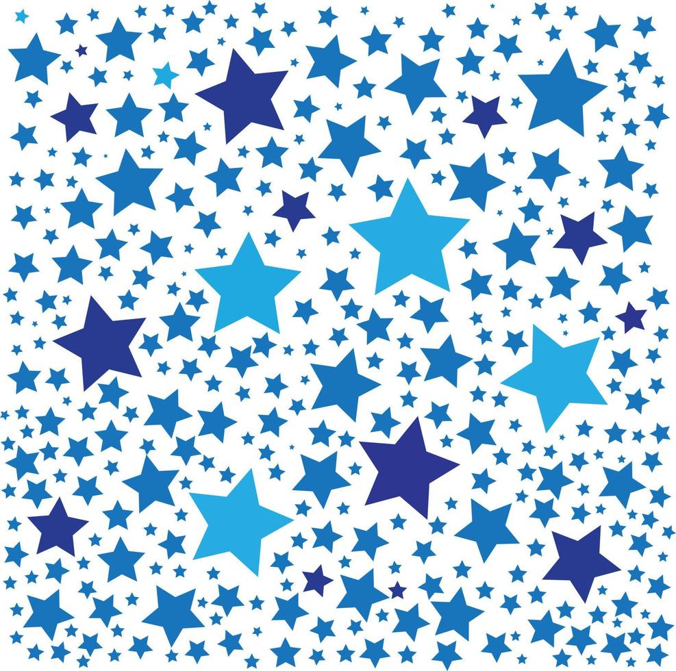 simple star vector pattern design.