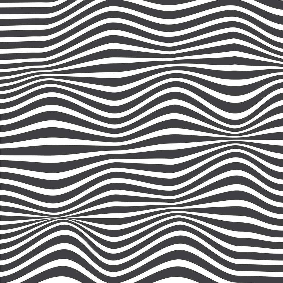 simple black white wave type pattern. vector