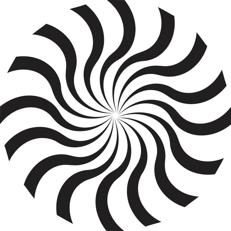 simple sunburst pattern vector illustration design.