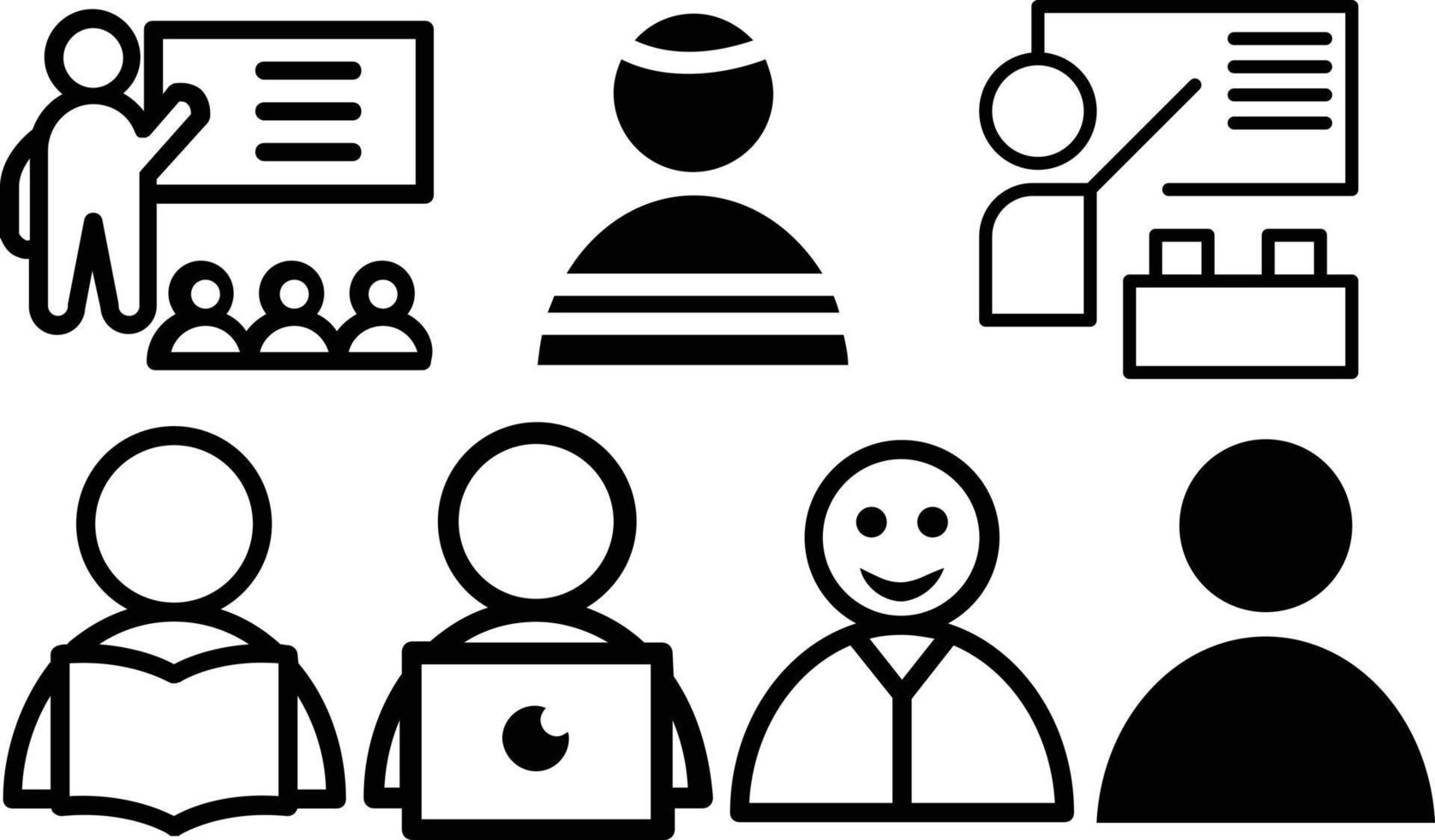 vector working people drawings