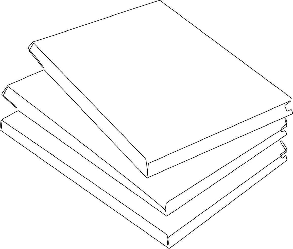 How To Draw A Stack Of Papers