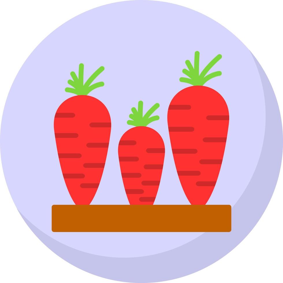 Carrots Vector Icon Design