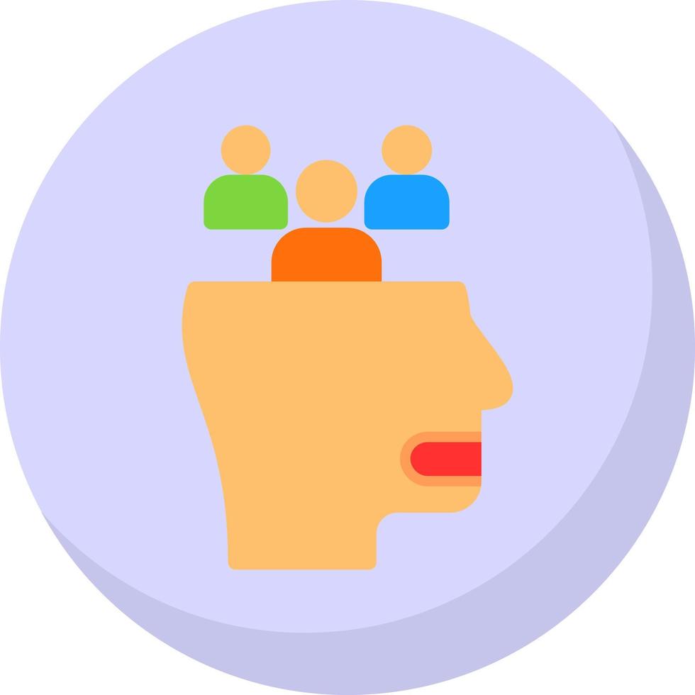 Social Anxiety Vector Icon Design