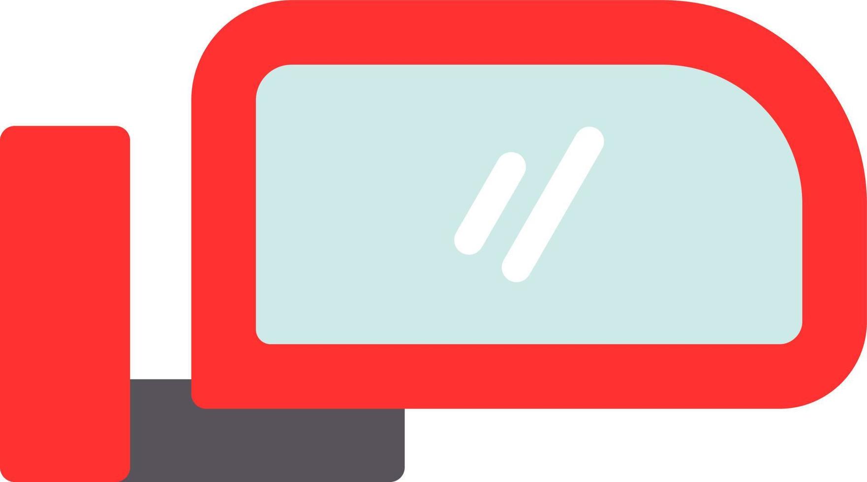 Side Mirror Vector Icon Design