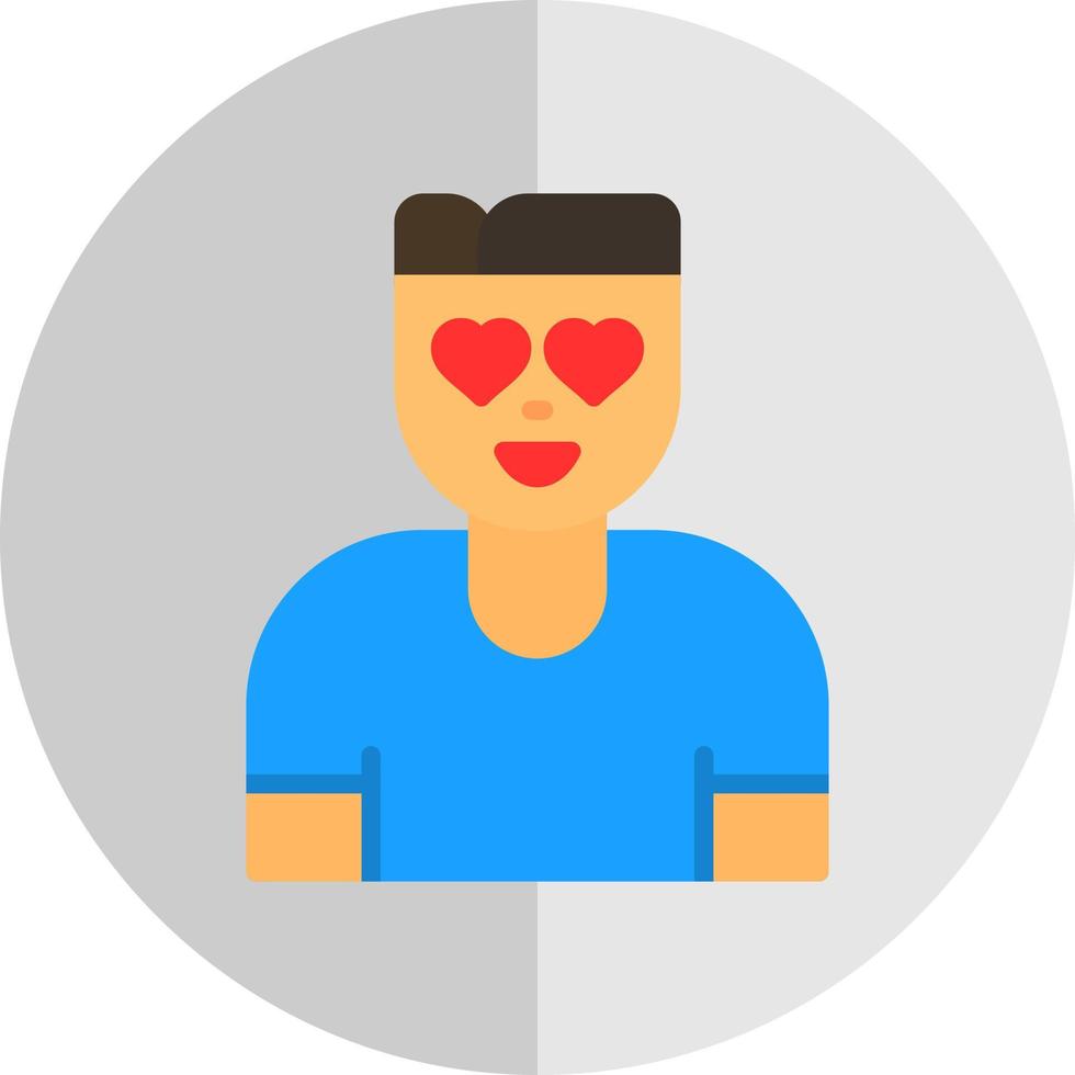 Fall In Love Vector Icon Design