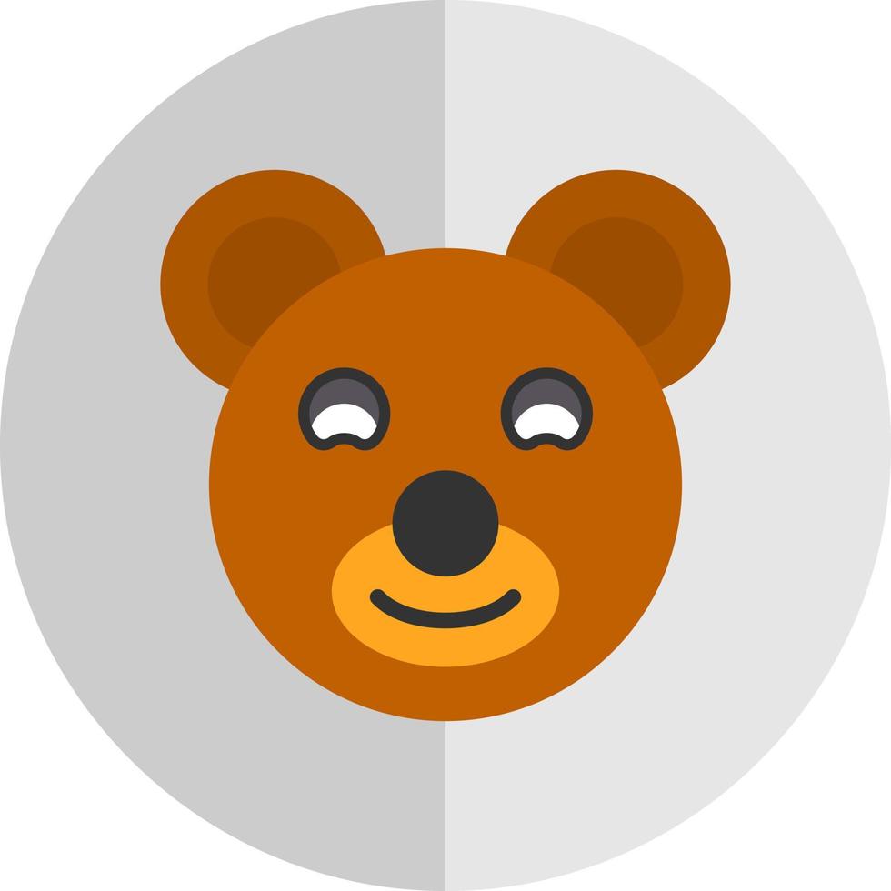 diseño de icono de vector de oso de peluche