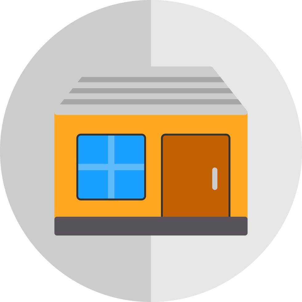 Shed Vector Icon Design