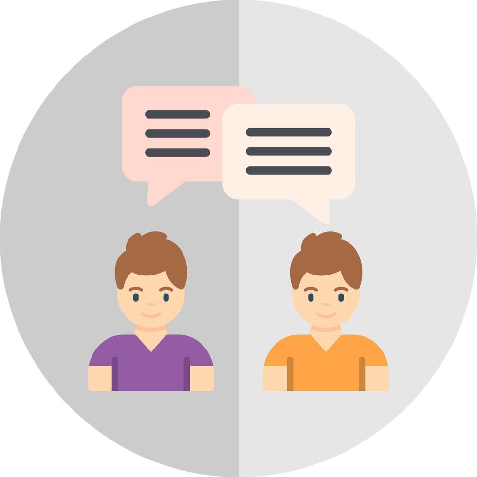 Conversation Vector Icon Design