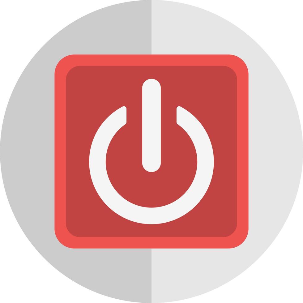 Power Button Vector Icon Design