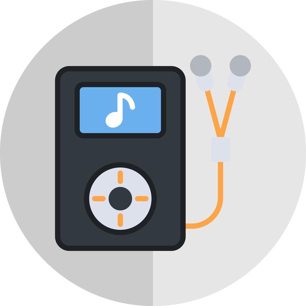 diseño de icono de vector de mp3