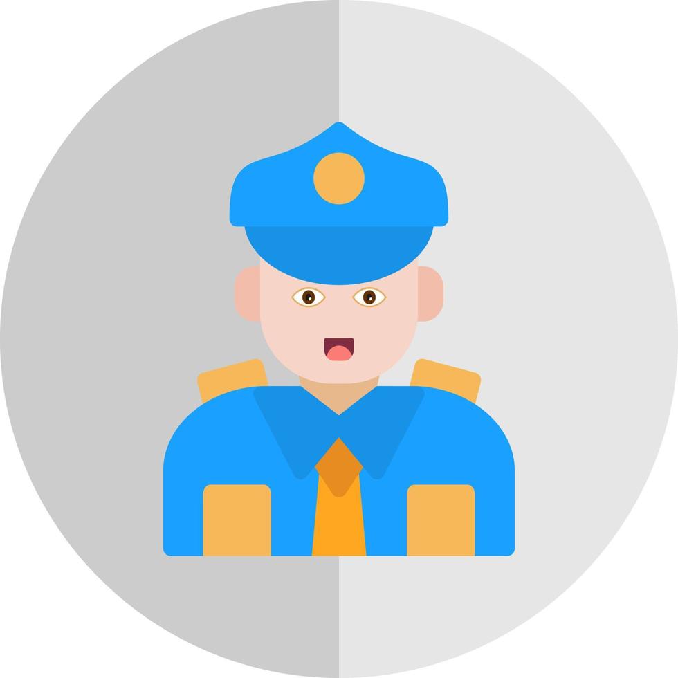 Policeman Vector Icon Design