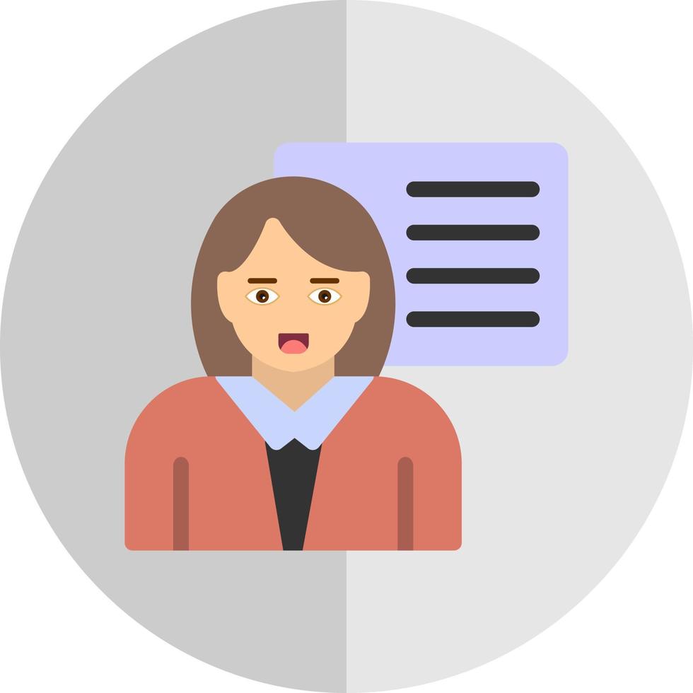 Teacher Vector Icon Design