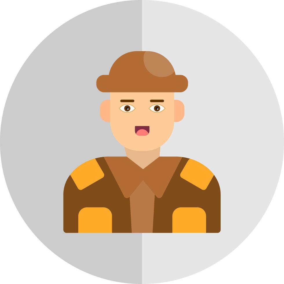 Soldier Vector Icon Design