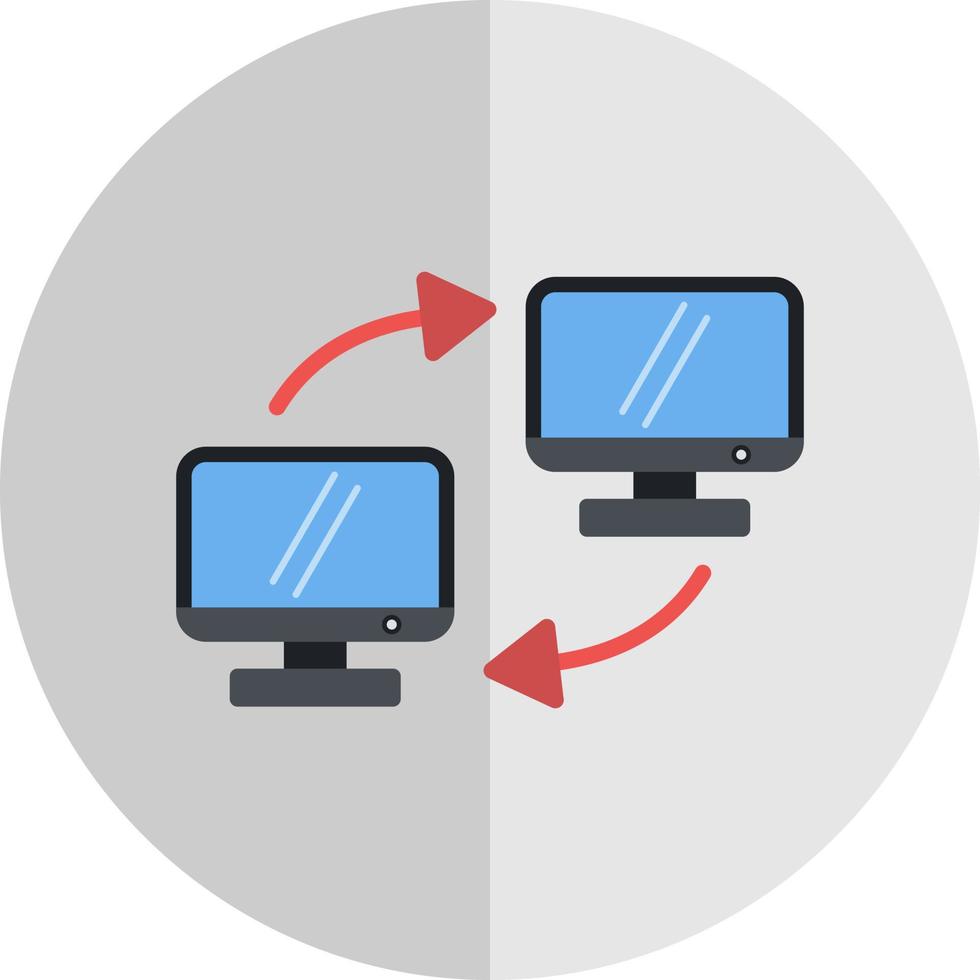 Data Transferred Vector Icon Design