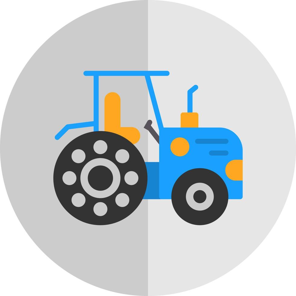 Tractor Vector Icon Design