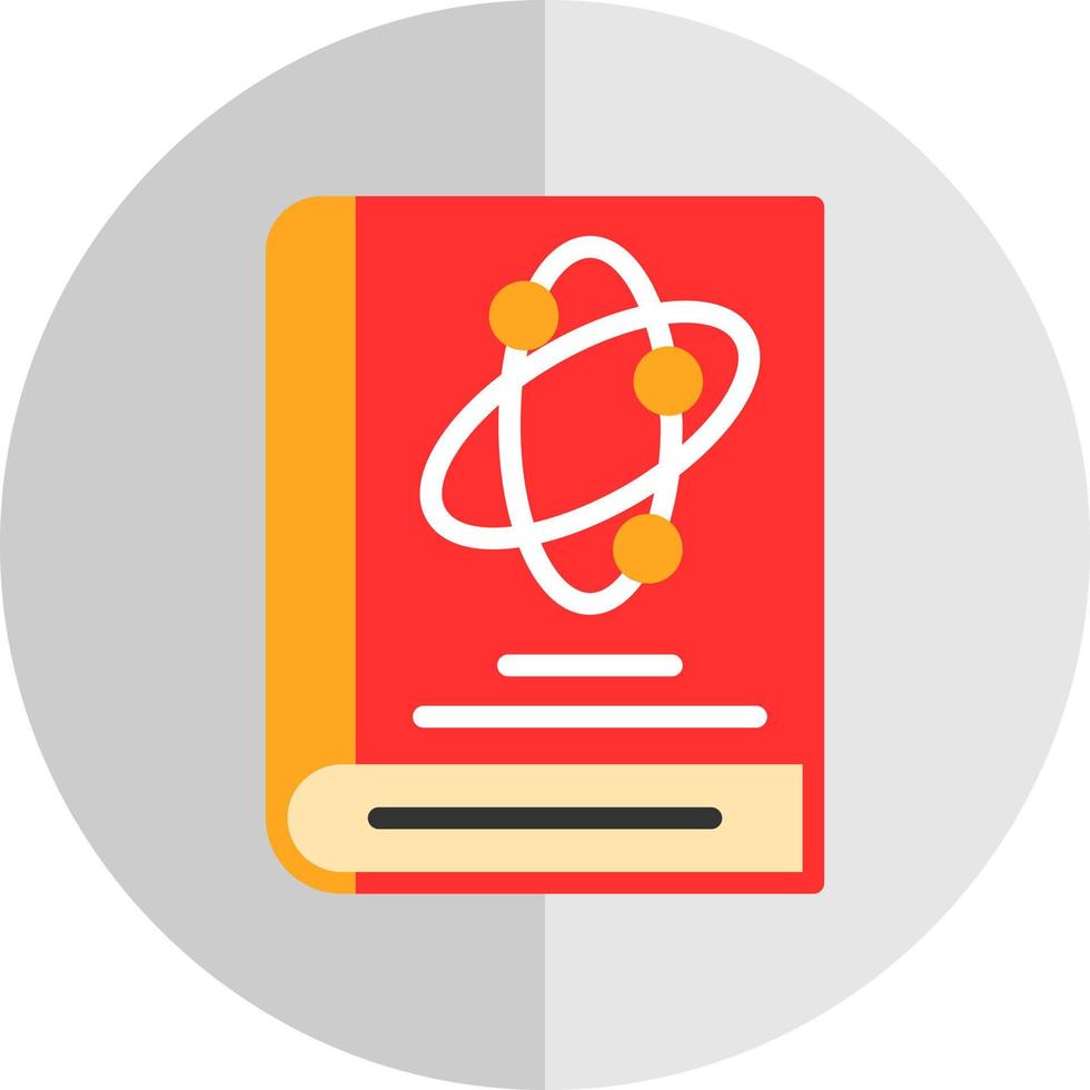 Science Book Vector Icon Design