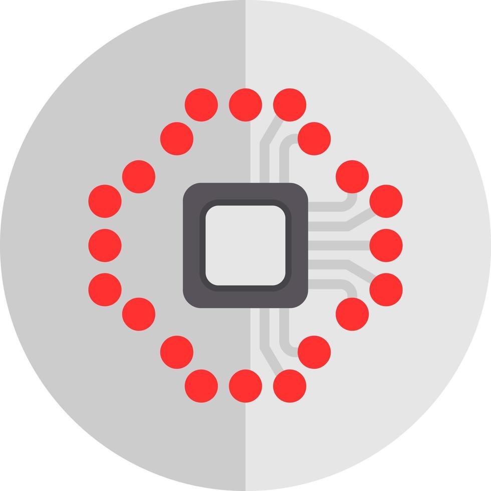 Artificial Intelligence Vector Icon Design
