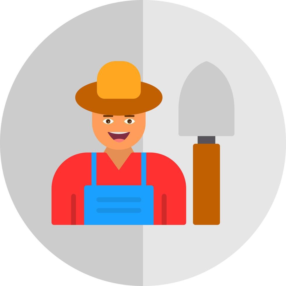 Farmer Vector Icon Design