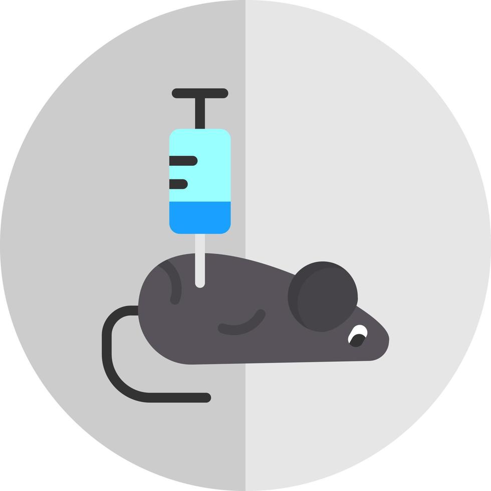 diseño de icono de vector de experimentación con animales