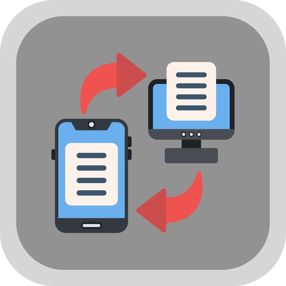 Data Transfer Vector Icon Design