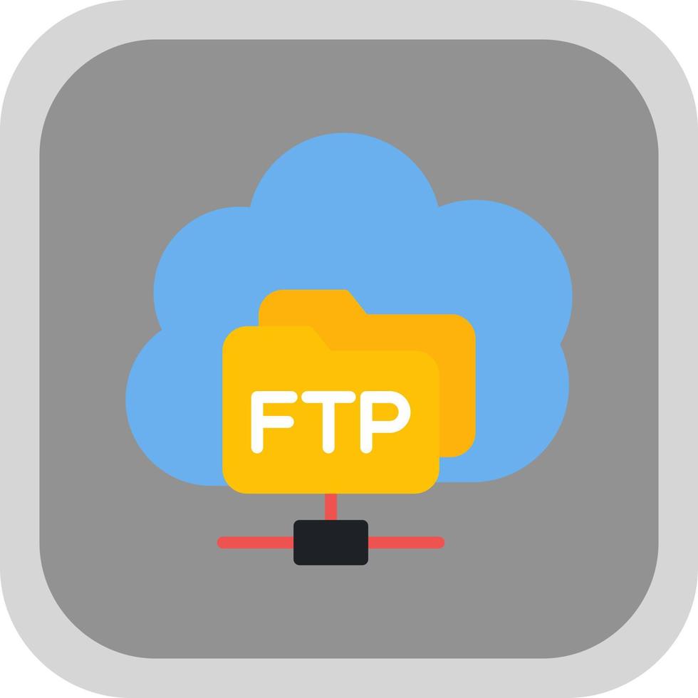 diseño de icono de vector ftp