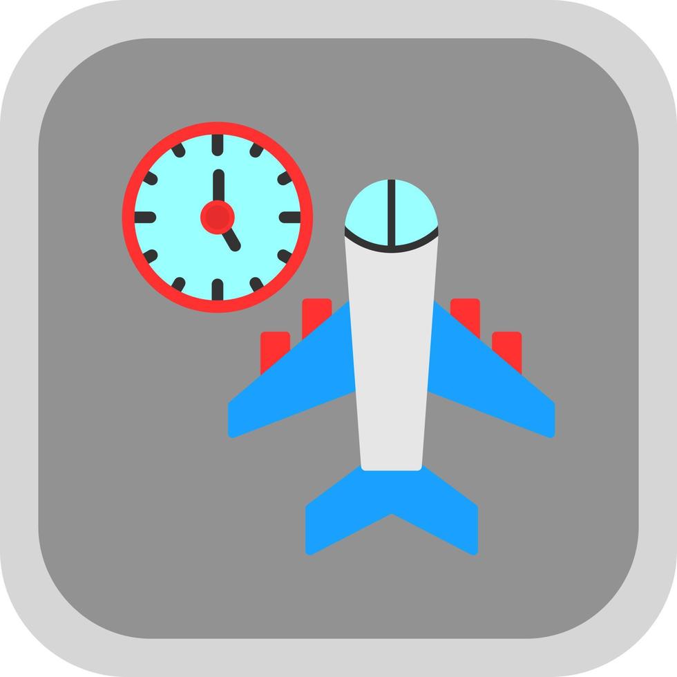 Flight Timings Vector Icon Design