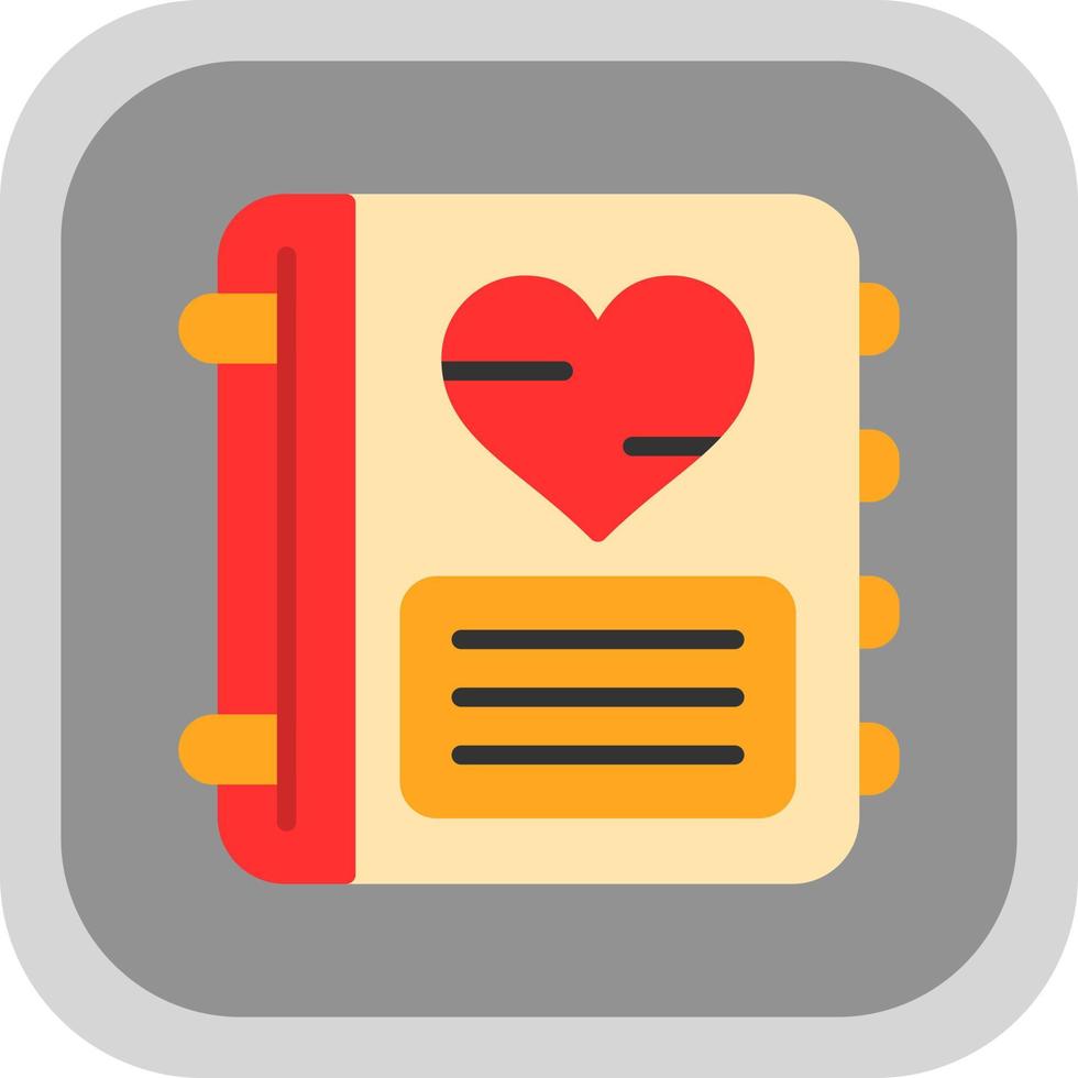 Diary Vector Icon Design