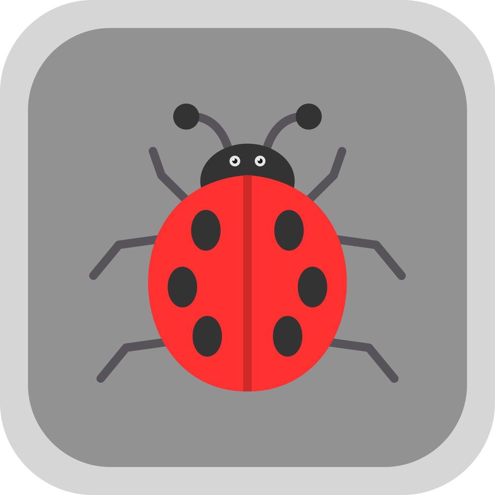 Ladybug Vector Icon Design