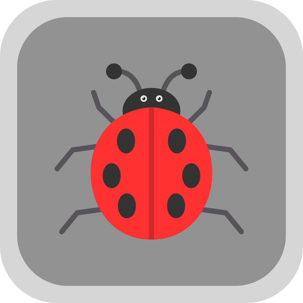 Ladybug Vector Icon Design